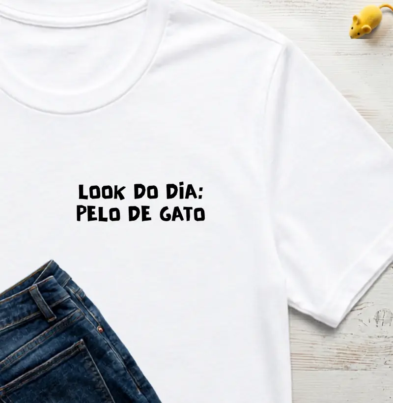 look do dia: pelo de gato