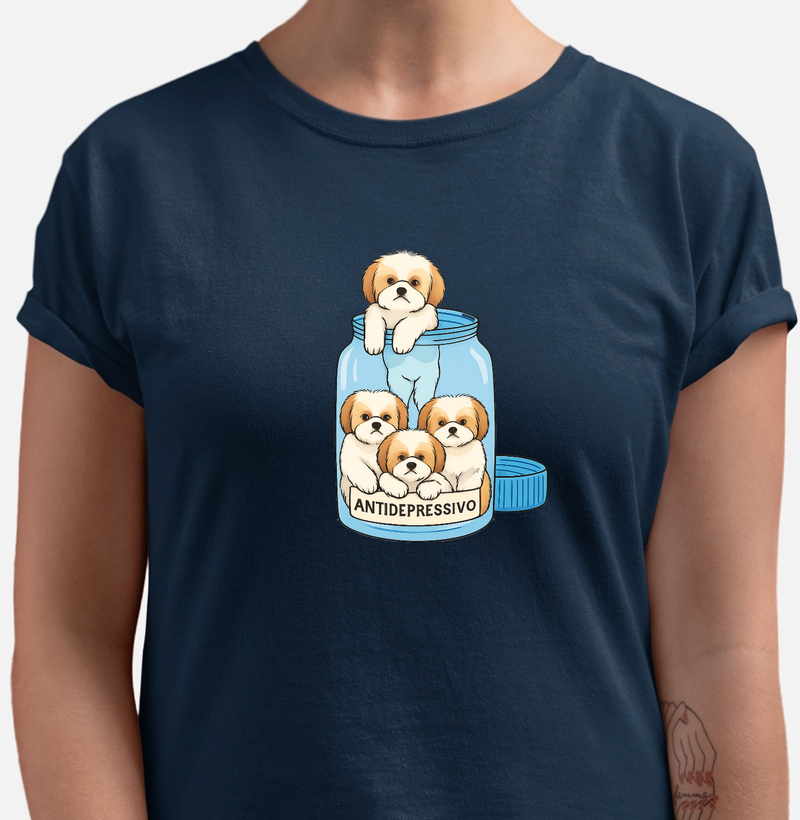 Camiseta Shih Tzu Antidepressivo