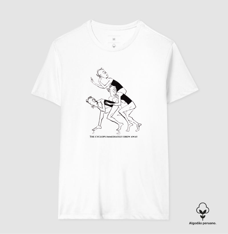 The Cyclops Immediately Drew Away (1921) - Camiseta Algodão Peruano
