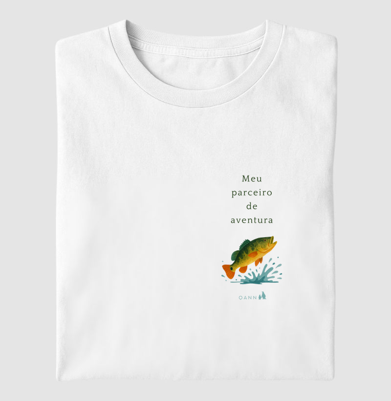 Camiseta Revelação de Gravidez para o Pai — Meu Parceiro de Aventura