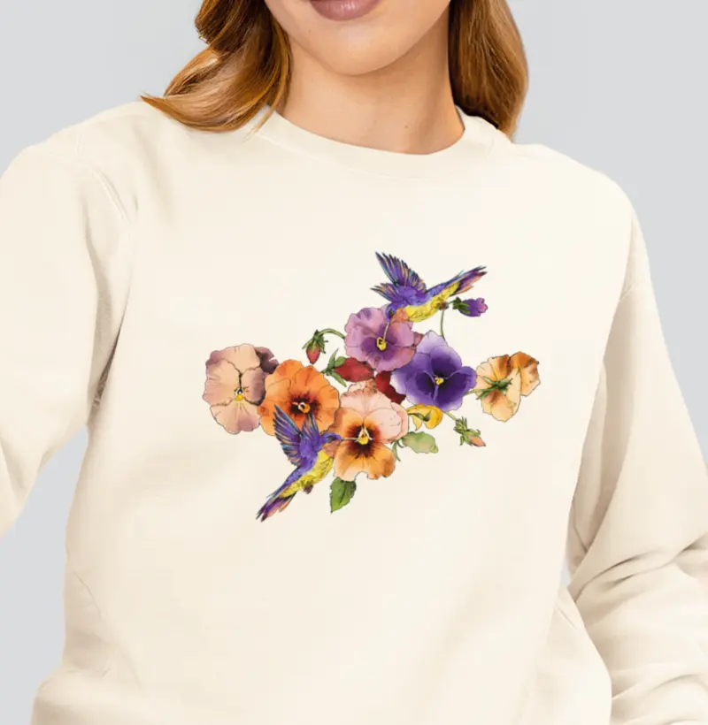 Beija-Flor Amor Perfeito - Moletom