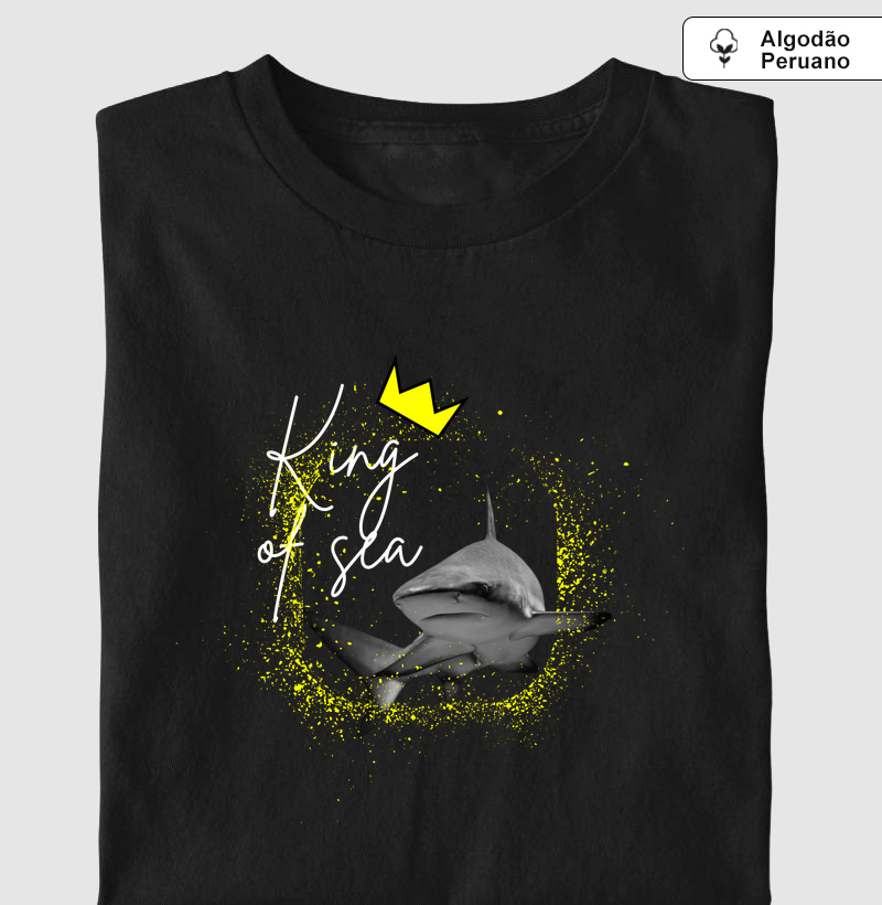 King of Sea - Camiseta Algodão Peruano