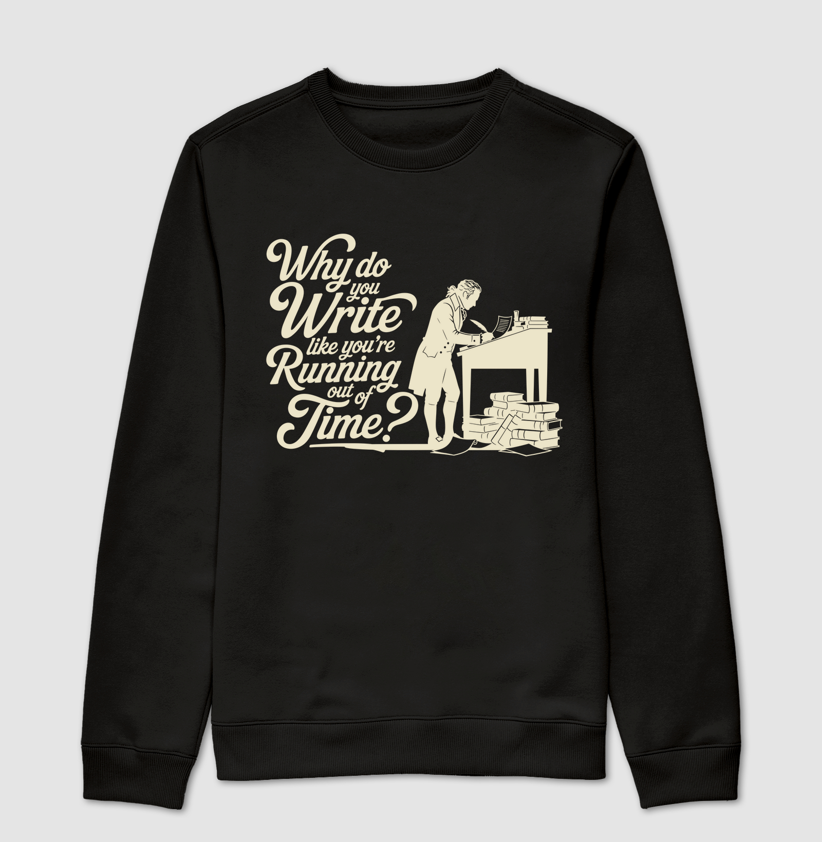 Why do you write like you're running out of time?