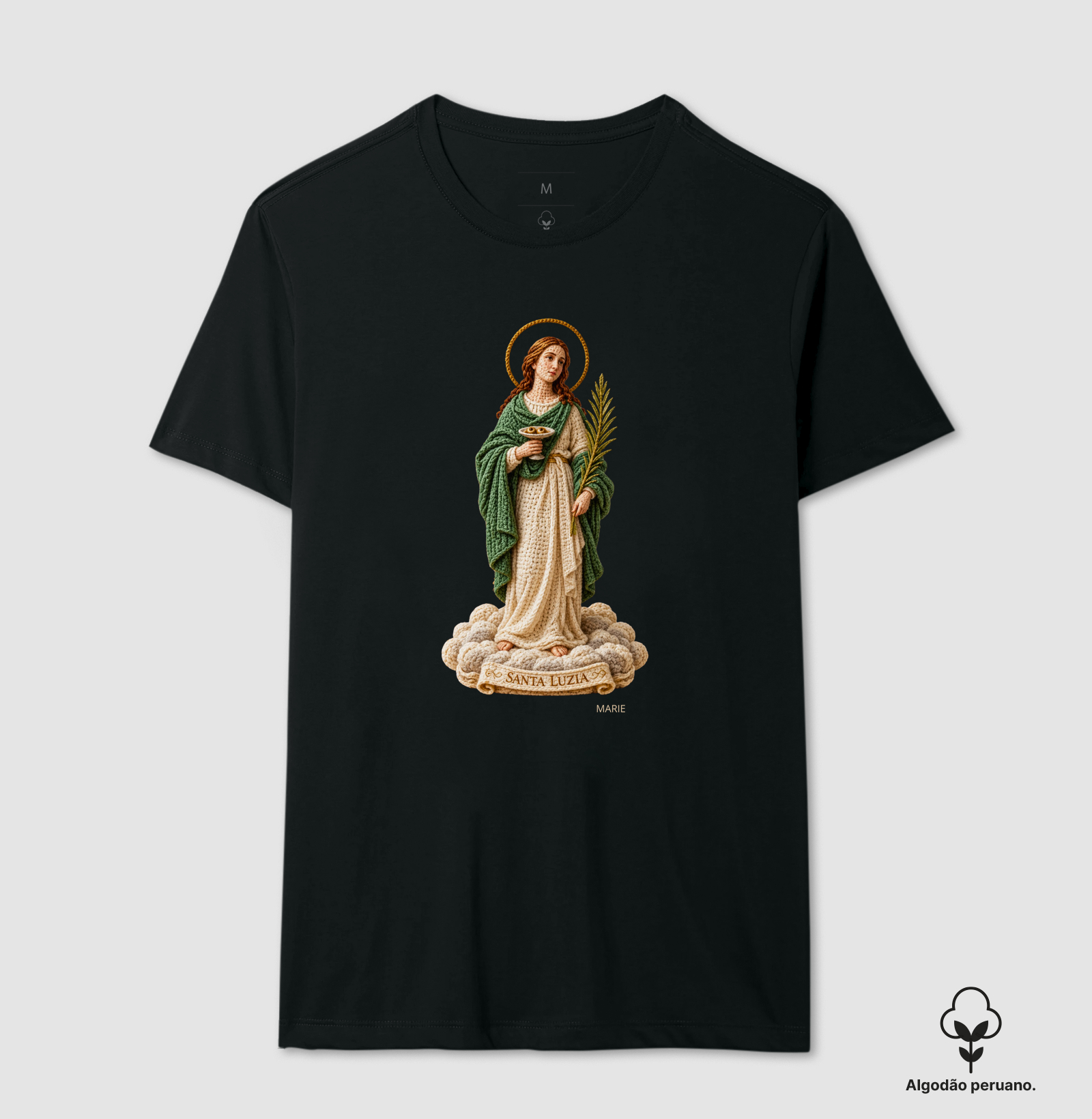 Santa Luzia - Camiseta Algodão Peruano