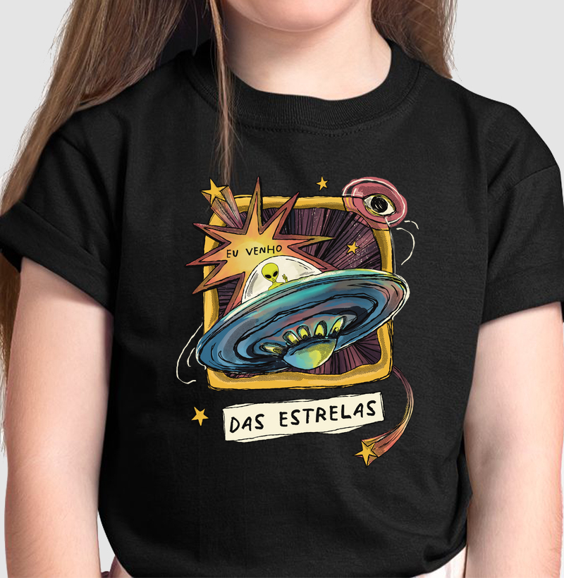 Camiseta Eu venho das Estrelas