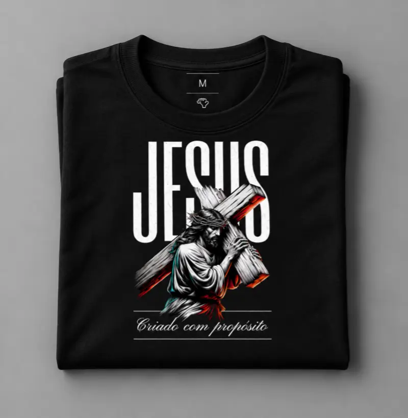Camiseta Criado Com Propósito - Camiseta