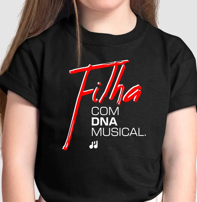Filha com DNA musical.