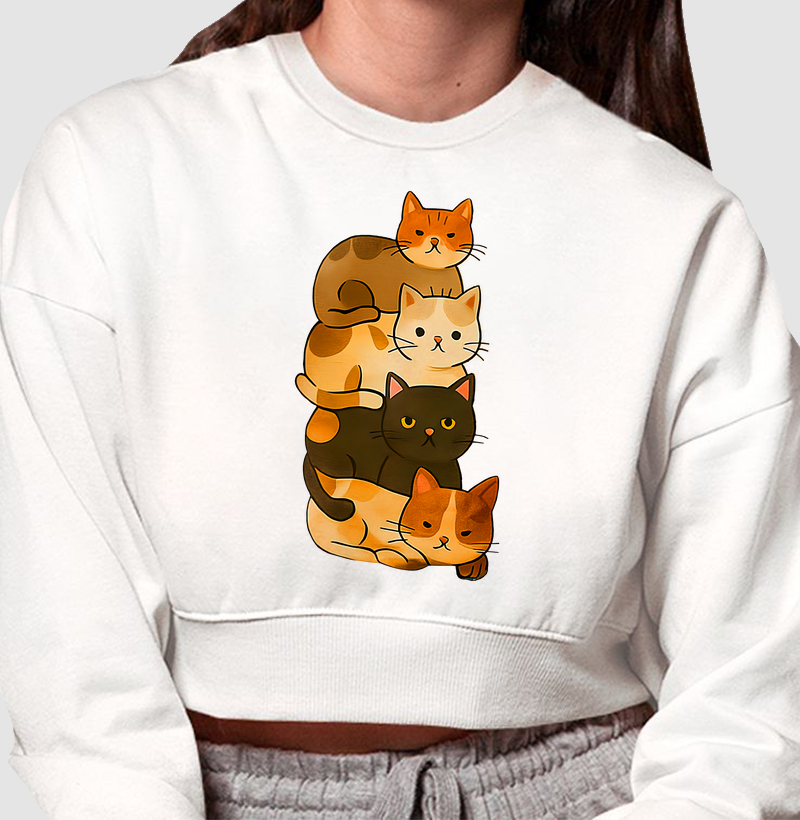 TORRE DE GATOS - Estilo Lápis de Cera