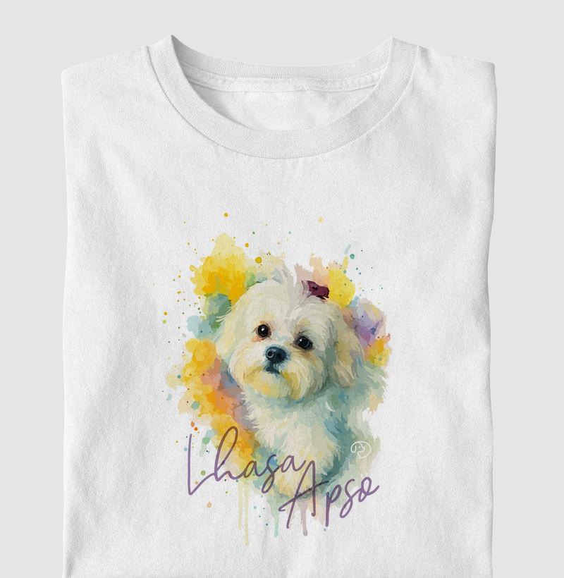 Lhasa Apso Branco Splash