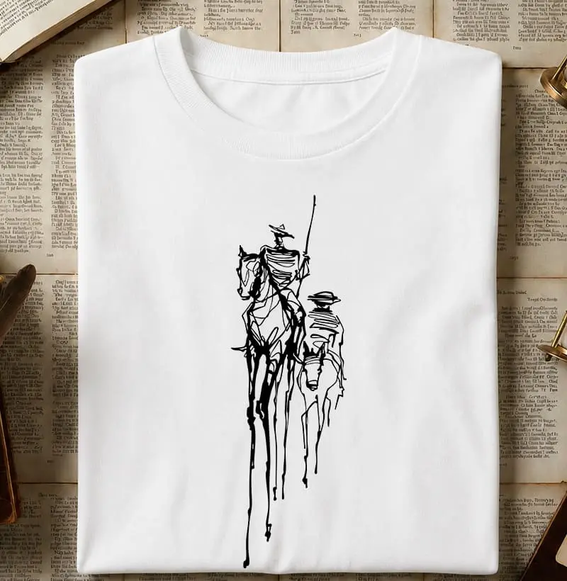 Dom Quixote e Sancho - Arte