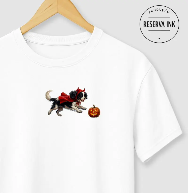 Cavalier King Preto - Halloween