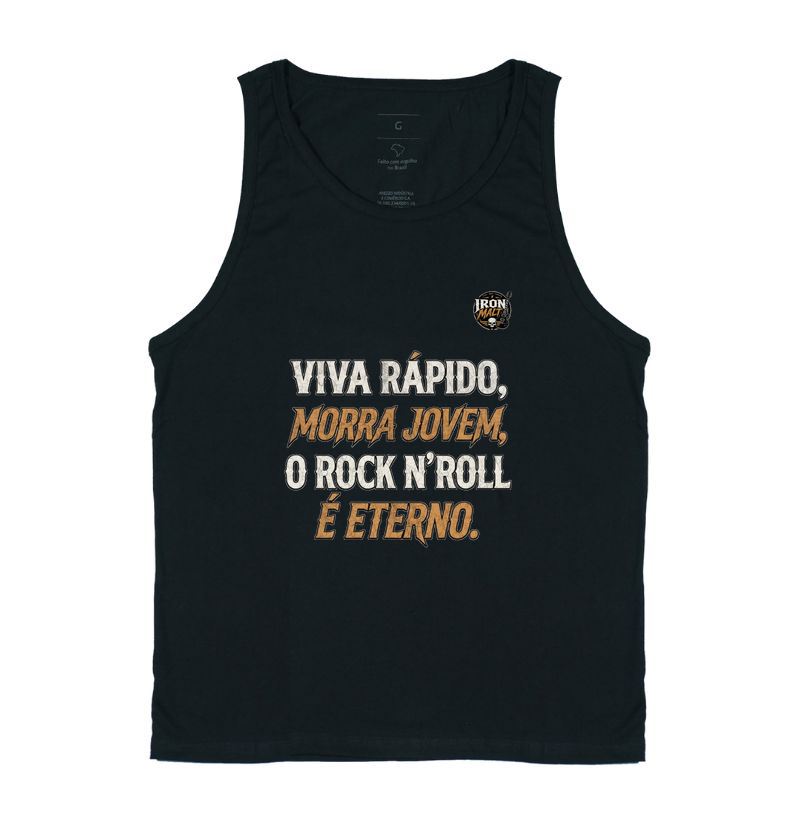 Viva rápido, morra jovem, o rock n' roll é eterno