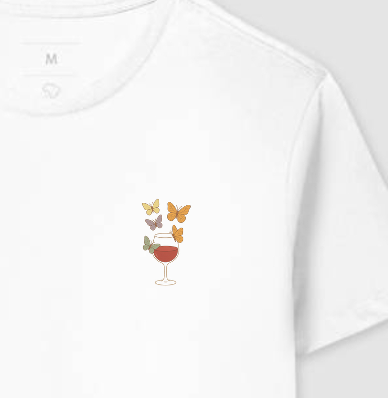 Camiseta Wine Butterflies
