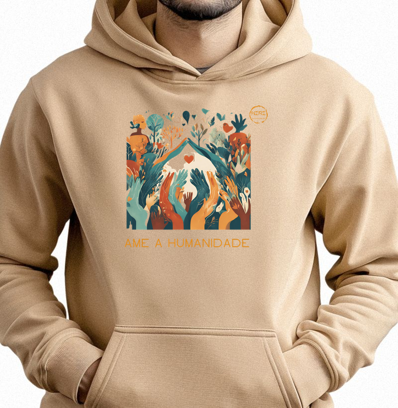 Moletom Capuz KIRI - Ame a Humanidade