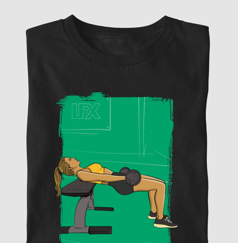 Mulher fazendo Elevação Pélvica V01