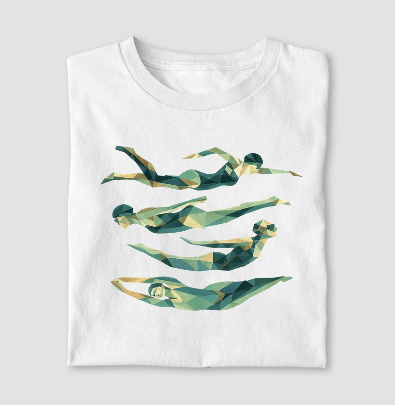 Camiseta Natação - Nadadoras