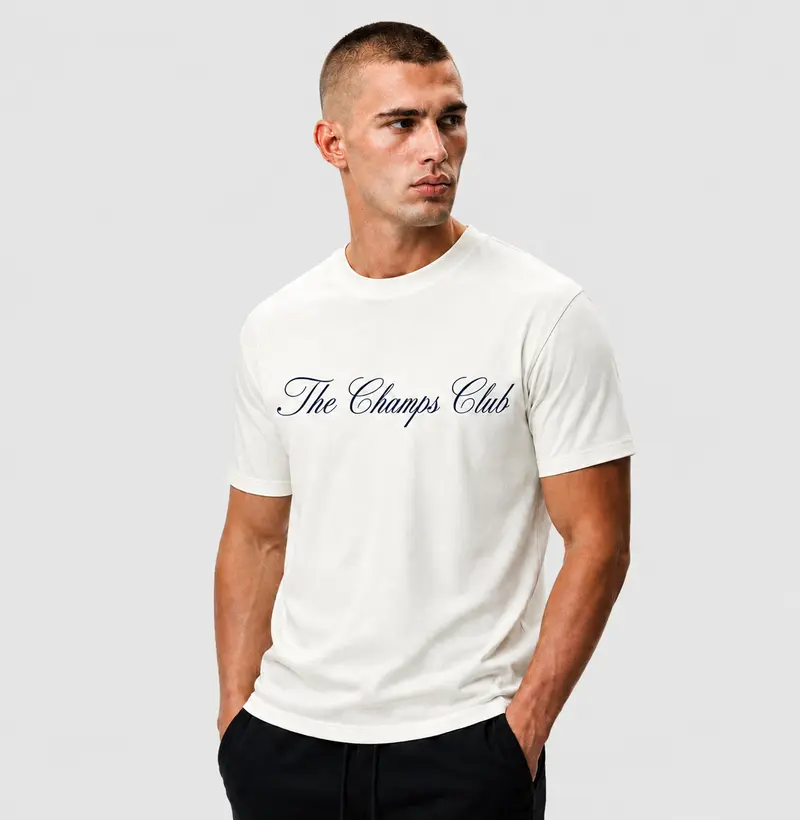 Camiseta The Champs Club Blue Algodão Peruano