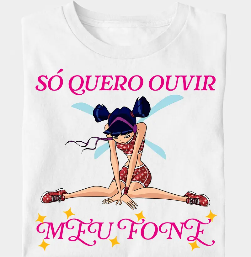 Só quero ouvir meu fone 