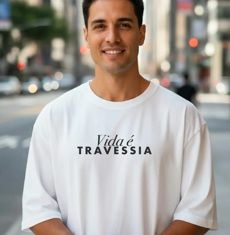 Camiseta Oversized Alma Outdoor | Vida é Travessia