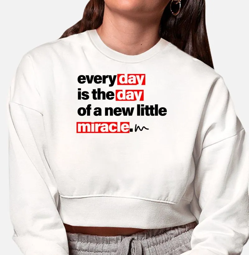 Cropped Moletom Milagres