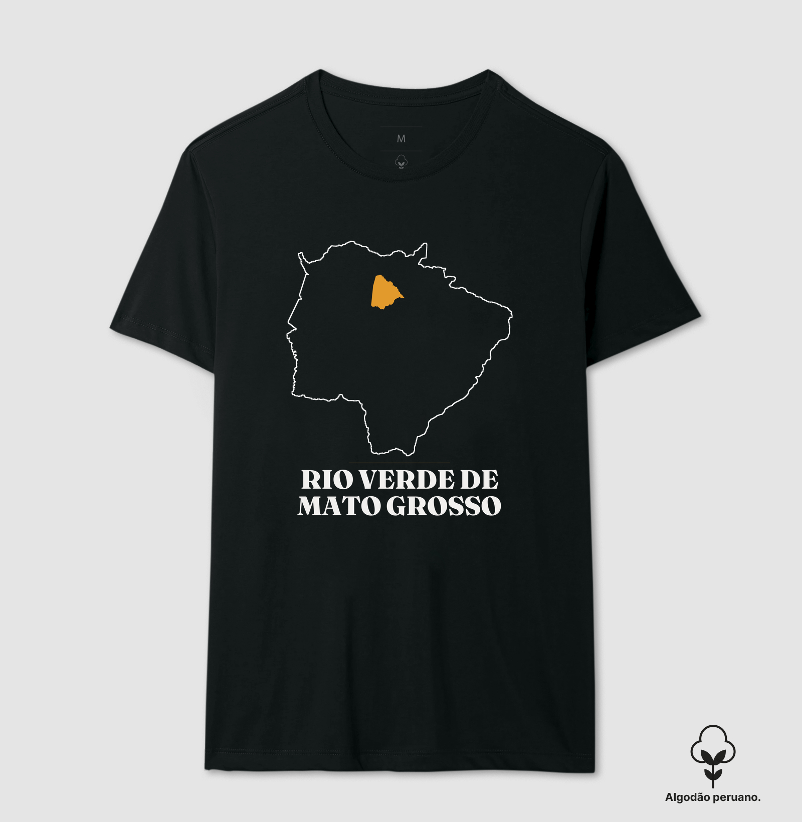 Rio Verde de Mato Grosso | Traço MS - Camiseta Algodão Peruano