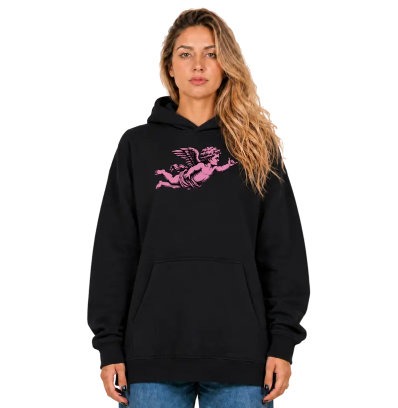 Moletom Unissex Pink Angel