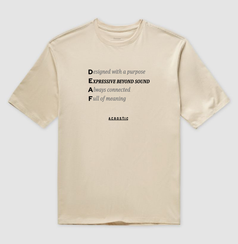 D.E.A.F | A.C.R.O.S.T.I.C