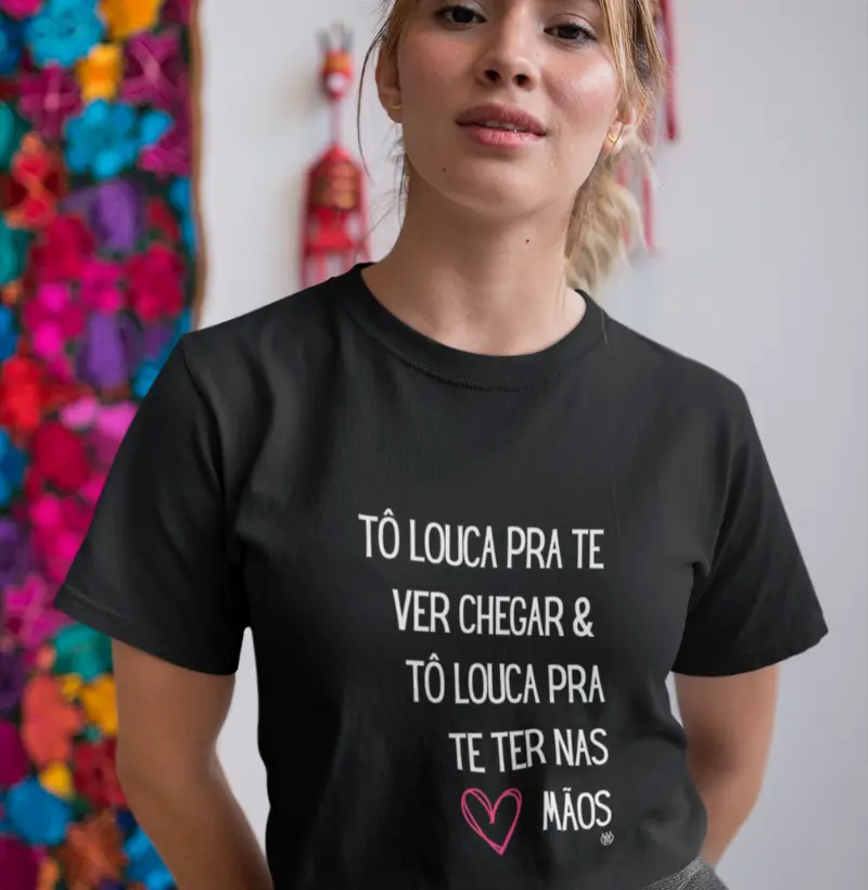 Tô louca pra te ver chegar e tô louca pra te ter nas mãos