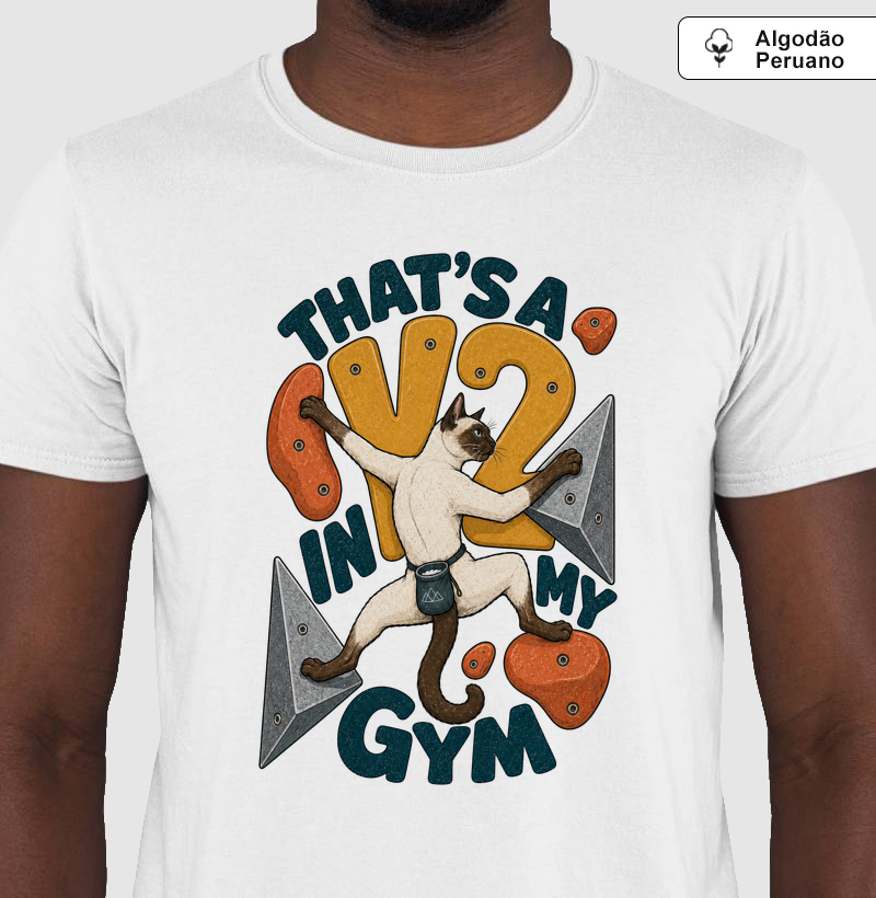 that's a V2 in my gym - algodão peruano