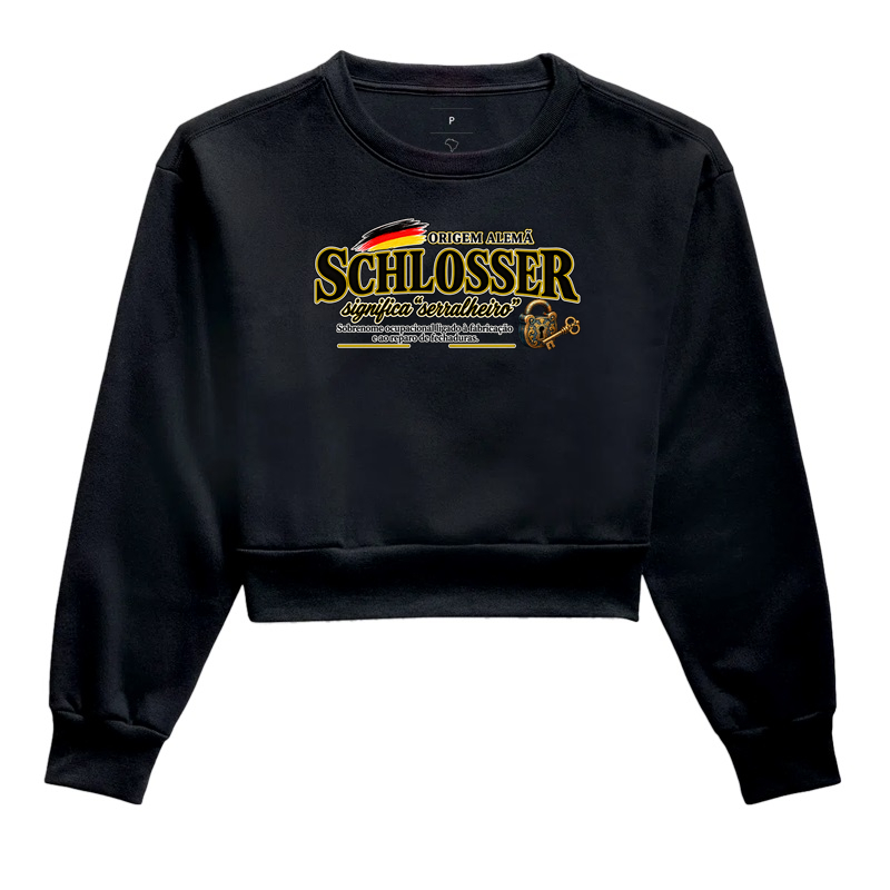 Schlosser  - Cropped Moletom
