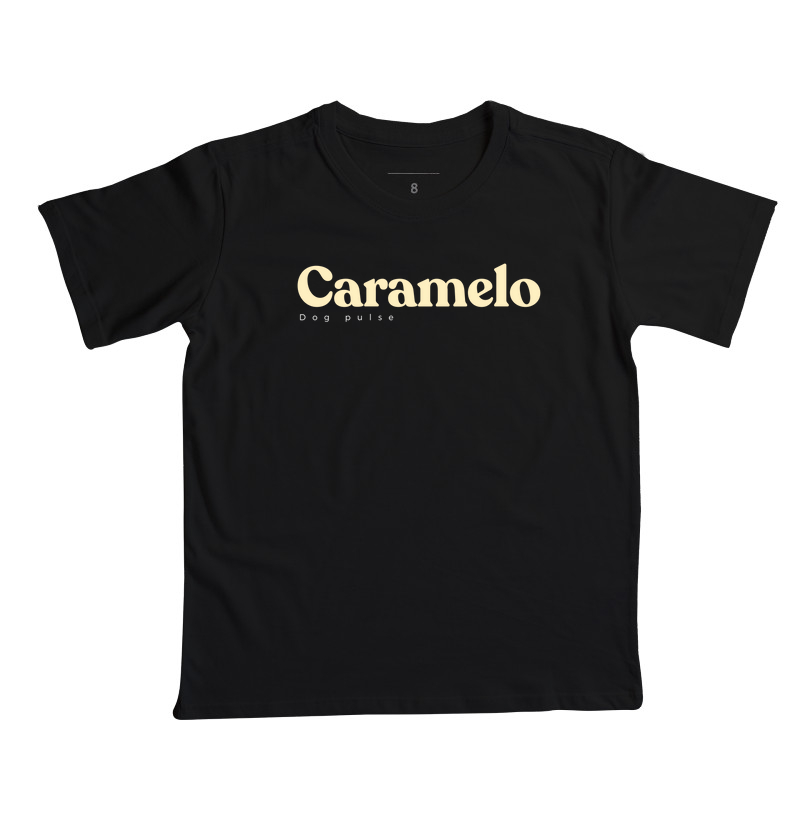 Camiseta Infantil Dog Pulse Caramelo Icon
