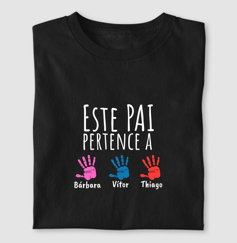 Este Pai pertence a: Bárbara, Vítor e Thiago