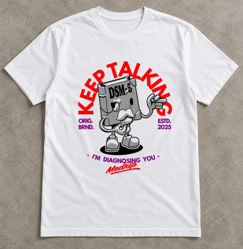 Camiseta — Psiquiatria: DSM-V