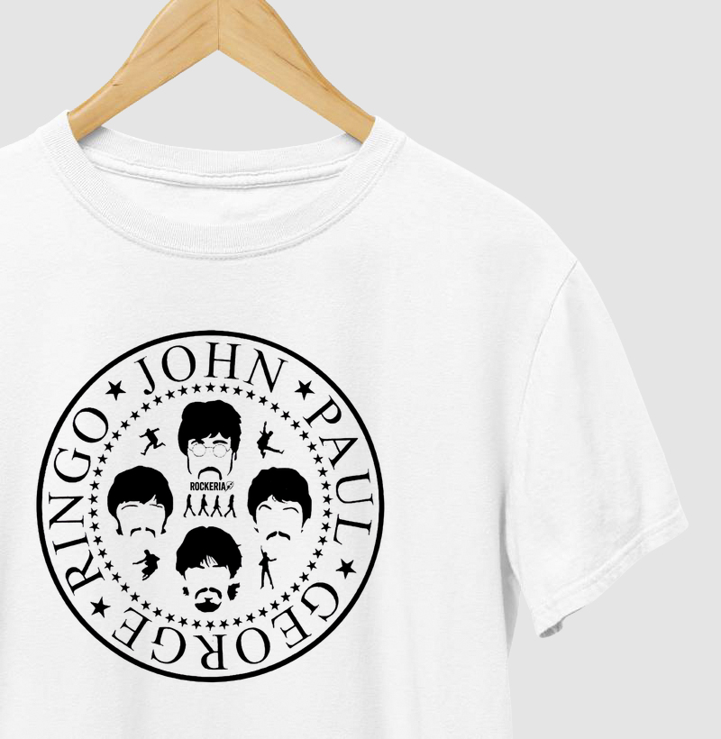 Camiseta Bealtes John Paul George Ringo
