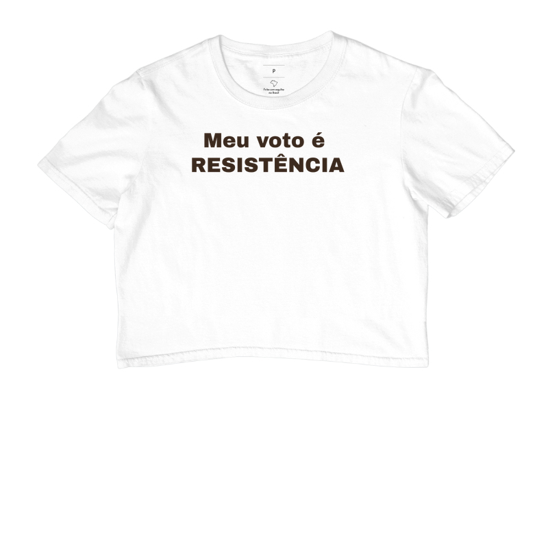 Meu voto é resistência - Cropped