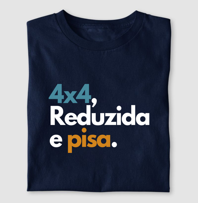 4x4 reduzida e pisa