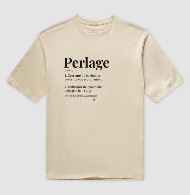 Camiseta Oversized Perlage — Wine Dictionary