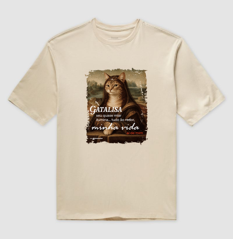 Gatalisa - Camiseta Oversized