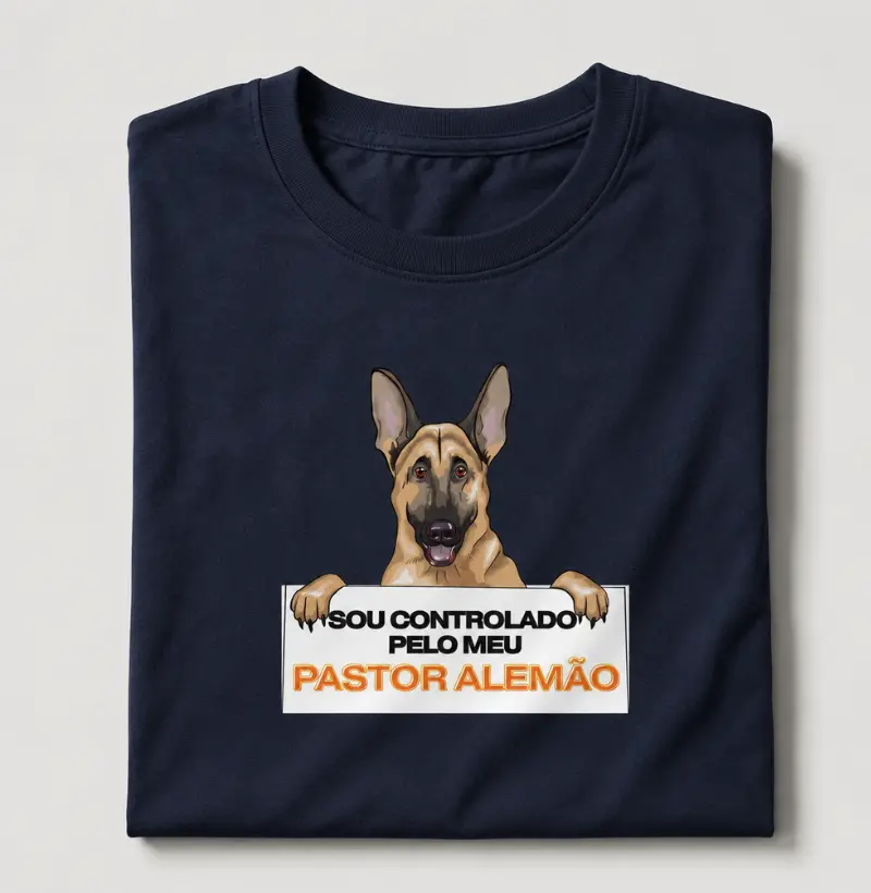 Controlado pelo meu Pastor Alemão - Camiseta