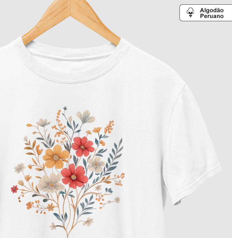 Buquê de Flores - Algodão Peruano