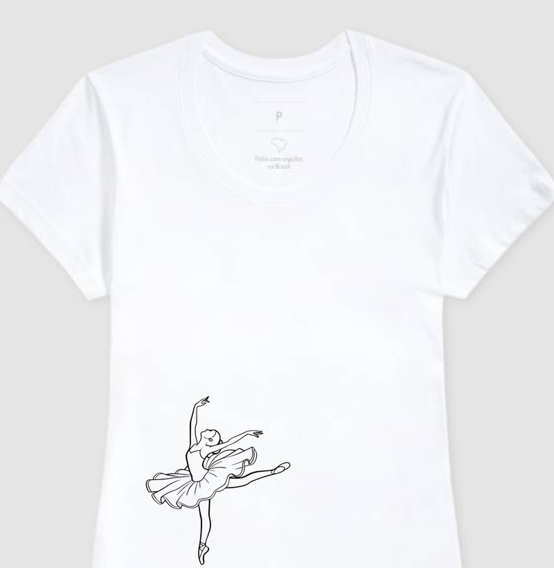 Bailarina estampa Baixa