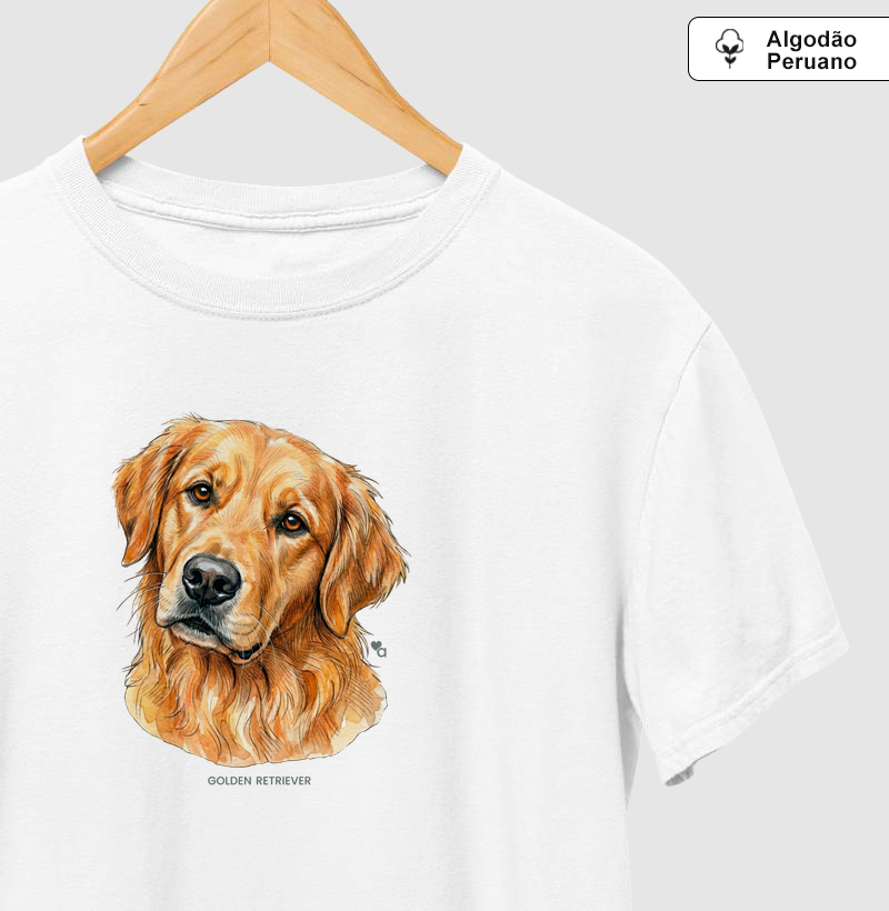 Cães - Golden Retriever - Algodão Peruano