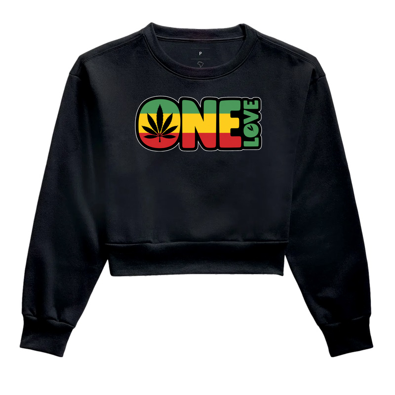 One Love II - Cropped Moletom