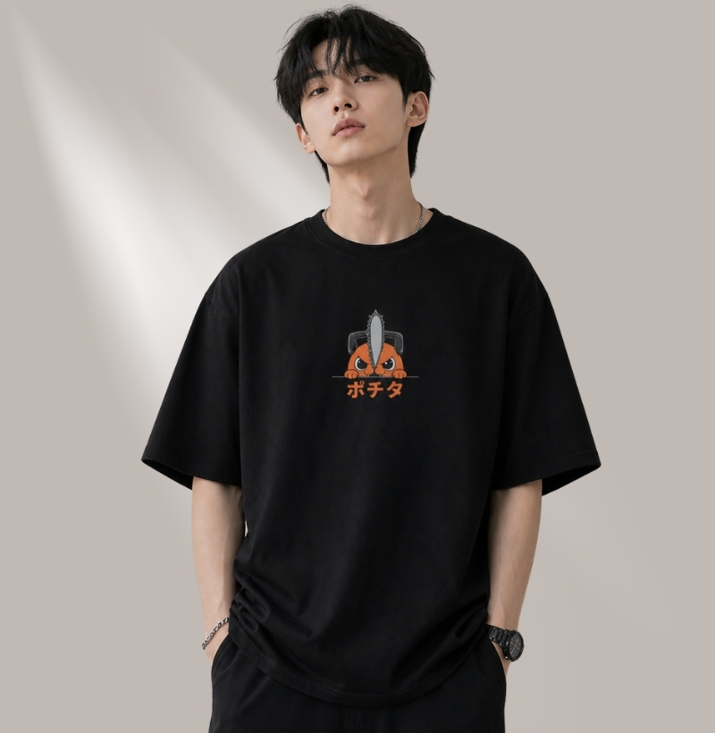 Camiseta Pochita - Oversized
