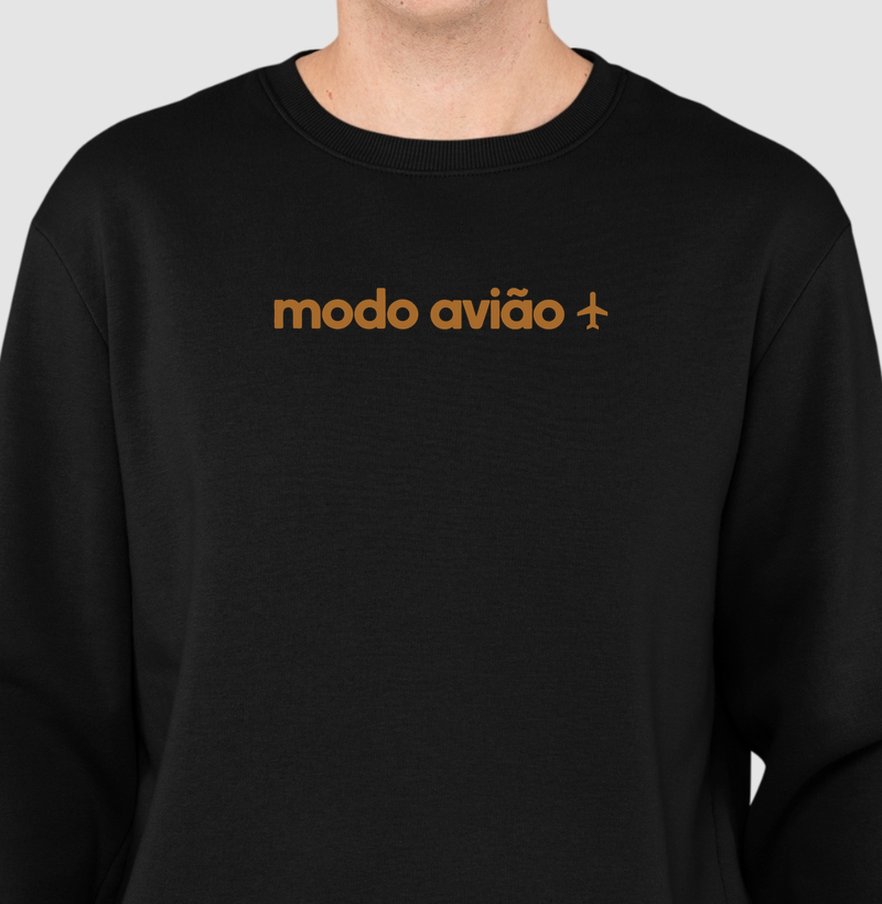 Modo avião - Suéter Moletom