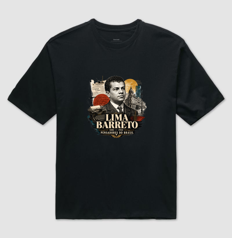 Camiseta Lima Barreto - Pensadores do Brasil