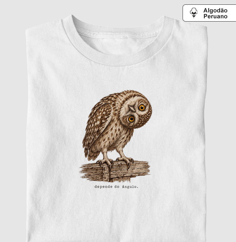 Camiseta outro ângulo - Camiseta Algodão Peruano