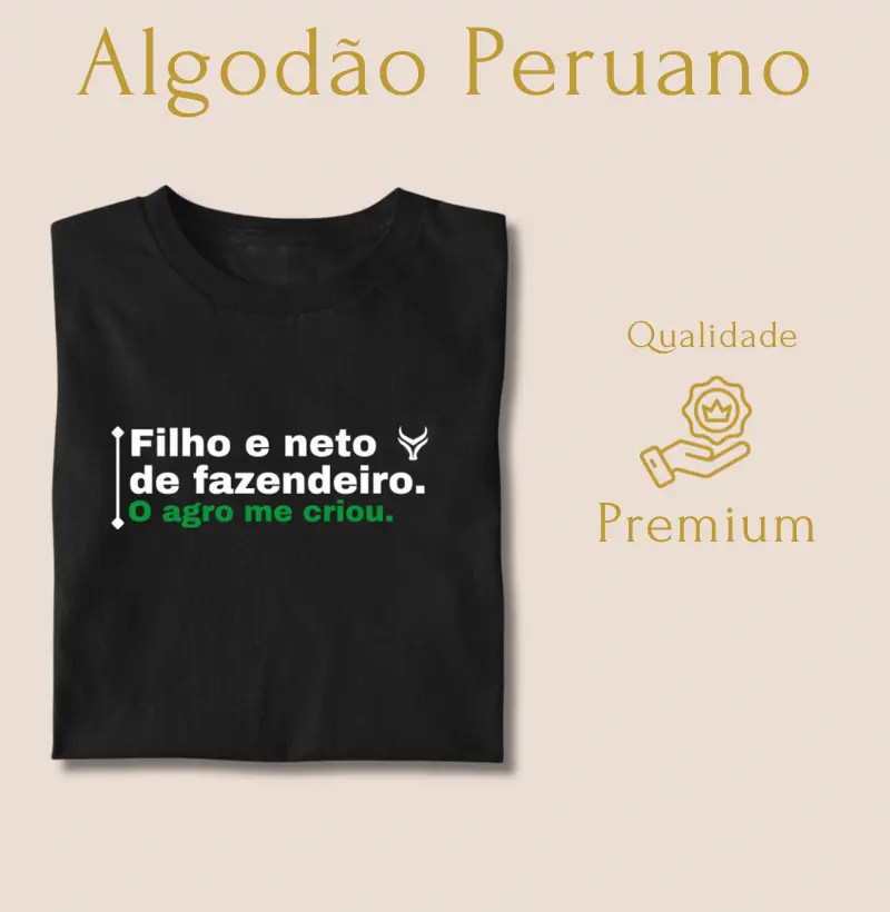 Filho e neto de fazendeiro 