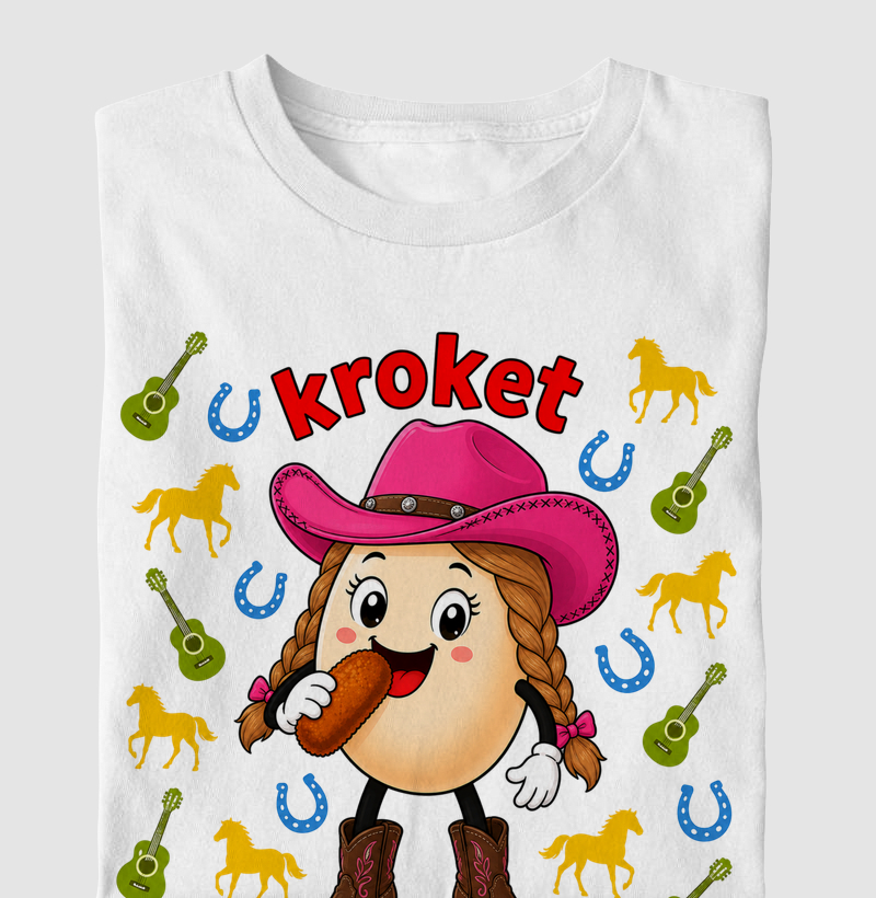 Egg Kroket - Sertanejo - Camiseta Infantil