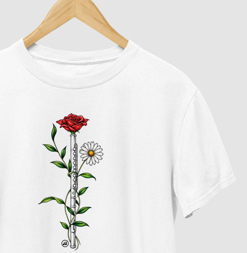 Flauta Transversal e Flores